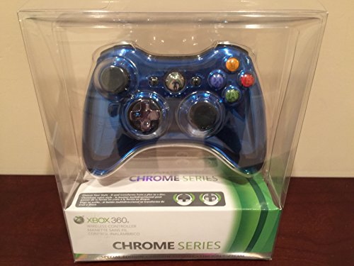 Microsoft Xbox 360 Special Edition Chrome Series Vezeték Nélküli Kontroller - Kék