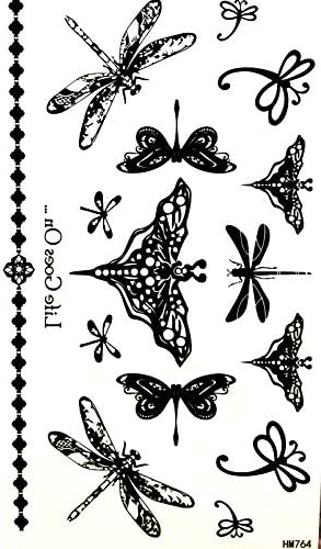 Szép Pillangó Angyal Pillangó Szárnyak Rajzfilm 4X8 a MEGADEE Tetoválás Matrica Test Karját, Lábát, Testét Művészeti Szépség