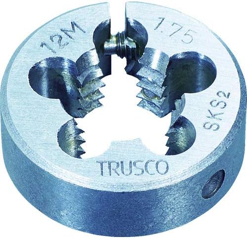 TRUSCO T25D-2X0.4 Kerek Kocka, 1.0 hüvelyk (25 mm), Átmérő M2 x 0.02 cm (0,4 mm)
