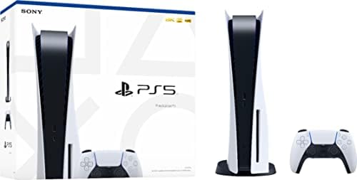 Playstation 5 Lemez Verzió PS5 Konzol - Kiegészítő Vezérlő, 4K-TV-Játék, 120Hz 8K Kimenet, 16 gb-os. GDDR6, 825GB SSD-vel, WiFi 6,