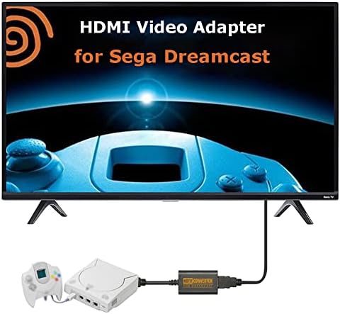 A nagy Felbontású Video Converter Nagy Felbontású Egyidejű Display Adapter DC Konzol Plug and Play Sega Dreamcast VGA Átalakító