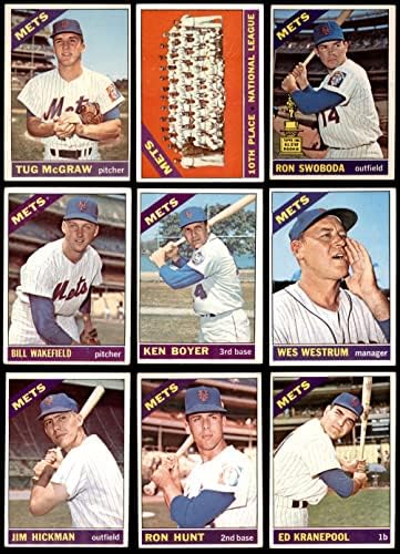 1966 Topps New York Mets Közelében Csapat Set New York Mets (Set) VG Mets