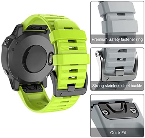 PCGV Quick Fit Watchband A Garmin Fenix 7X 6X 5X 7 6 Pro 5 5Plus 3HR Szilikon Easyfit Csukló Zenekar 26mm 22mm Heveder