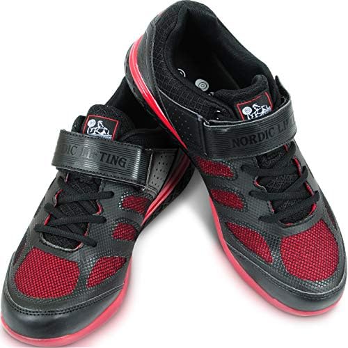 Kettlebell - 18 lb-Csomag Cipő Venja Méret 9.5 - Fekete, Piros