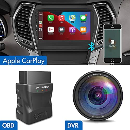 Autó Rádió Hyundai Santa Fe IX45 2013-2017 Android 12 Autó Hifi fejegység, az Apple Carplay Andriod Automatikus GPS Navigáció Bluetooth
