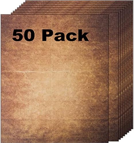 50 Pack Kalóz Tekercsek Papír | Éves Vintage Széle Megégett Papír | Használja Létrehozása Időtlen Írás, Rajz, Vázlat, Festés Projektek