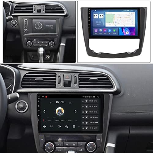 PLOKM Android 12 Autó Sztereó Receiver Renault Kadjar 2015-2017 Apple Carplay & Android Auto, 9inch érintőképernyő Rádió