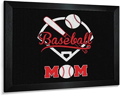 Baseball Anya Gyémánt Festmény Készletek Képkeret 5D DIY Teljes Gyakorlat Strasszos Művészeti Fali Dekor, hogy a Felnőttek Blackwood
