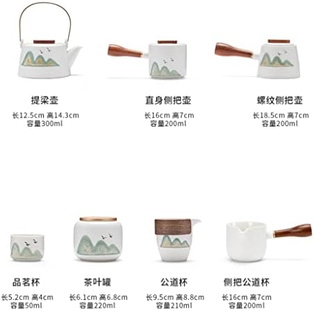 ZSEDP Utazási Tea Set Kis Hordozható Kültéri Japán Otthoni használatra kung fu teáskanna Csésze Tea Tálca