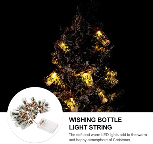 Xianfei Karácsonyi String Fények, 20led String Fények, 10ft Meleg Fehér elemes Karácsonyi Díszek, Led-es rézdrótot String Fény Karácsonyi