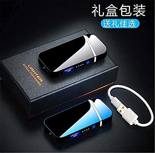Gokame Korszerűsített Szélálló USB-Elektromos Öngyújtó, USB-Elektromos Öngyújtó, Újratölthető Kettős ARC Flameless Plazma,