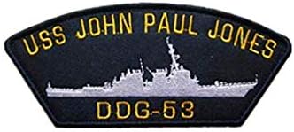 USS John Paul Jones DDG-53 Hímzett Dekoratív Javítás