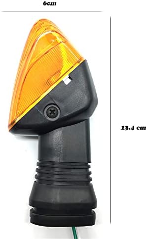 VRWEARE Motorkerékpár lámpa Jelzőfény Kompatibilis KAWASAKI ZX6R ZX-6RR KLE500 KLE 650 KLR650 Első/Hátsó Index Lámpa (Tiszta