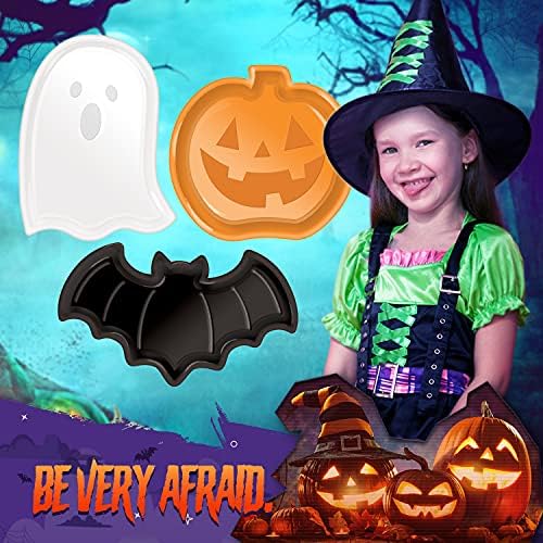 Amscan Halloween 3 Kis Lemezek 4.5 6,25 - családbarát Gyerekek Parti Dekoráció - Eldobható Műanyag Dekor Z Tálak, Élelmiszer, Édesség,