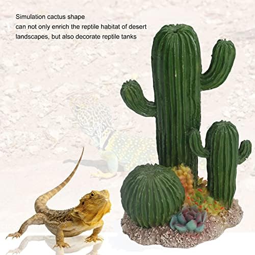 Gyanta Kaktusz Akvárium Dísz, Szimuláció Stabil akvárium Kaktusz Dekoráció a pozsgás növények a Halak Tartályok, illetve Hüllő Tartályok