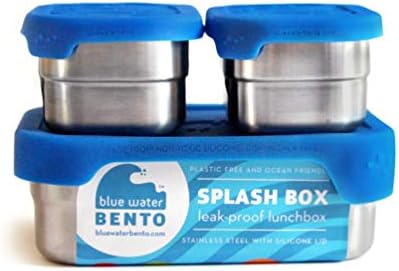 Ecolunchbox Splash Doboz Szivárgásmentes Rozsdamentes Acél Bento Box Ebéd Tartály 1 Splash Pod