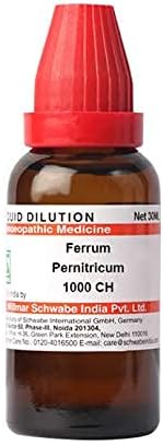 Dr. Willmar a Csomag India Ferrum Pernitricum Hígítási 1000 CH Üveg 30 ml Hígító