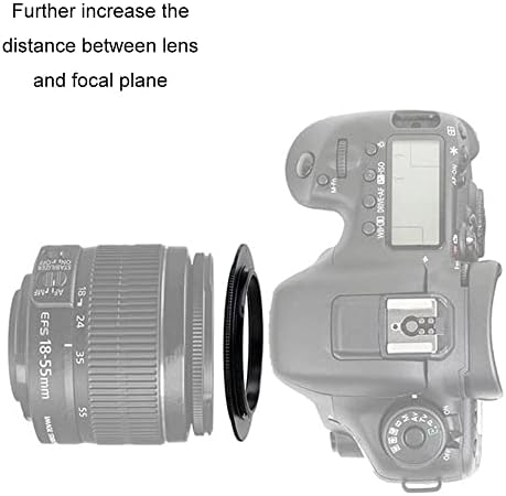 LingoFoto 72mm Makró Fordított Objektív Adapter Gyűrű Canon EOS R RF-Hegy