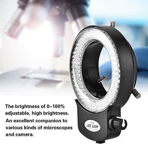 LED Gyűrű Fény 144 LED Gyöngyök Fényerő Állítható Gyűrű Lámpa, fényforrás, a Sztereó Mikroszkóp Kamera(04)