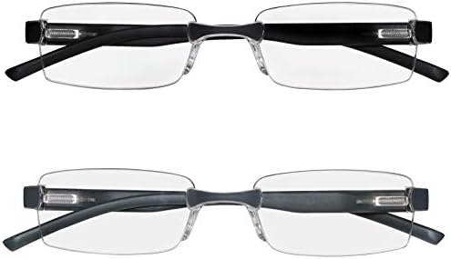 A siker Szemüveg Olvasó Szemüveg Készlet 2 Keret nélküli Ultra Könnyű Olvasók Kényelem Szemüveg olvasásra a Férfiak, mind a Nők +2