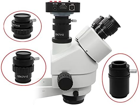 Mikroszkóp Kiegészítők 0.3 X 0,5 X 1X C Simul Fokális Trinocular Sztereó Mikroszkóp Csere Tartozékok Labor Fogyóeszközök (Szín
