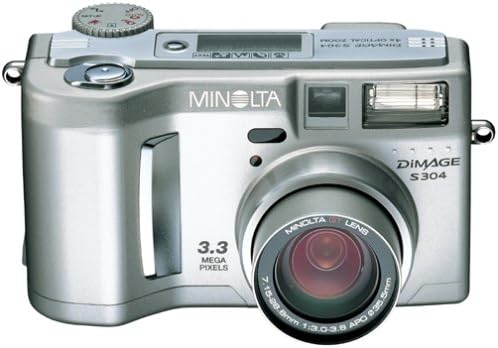 Minolta Dimage S304 3MP Digitális Fényképezőgép w/ 4x Optikai Zoom