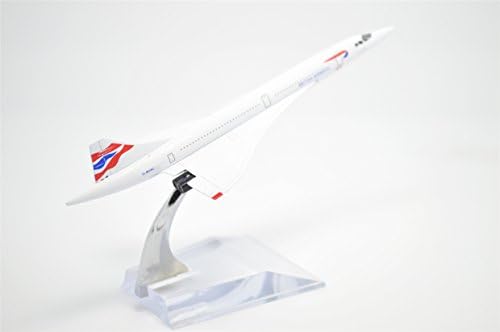 A TANG-DINASZTIA(TM) 1:400 16cm Concorde British Airways Fém Repülőgép Modell Repülő, Játék Repülő Modell