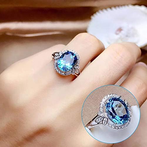 2023 Új Vintage Cirkon Gyűrű Női Kék Réz Mérete 610 Gyűrű Gyűrű Gyűrű Gyűrű Sárkány (Kék, 8)