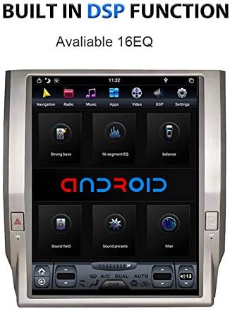 FLYUNICE 12.1 Hüvelyk Tesla Stílus 4GB RAM Android 9.0 Fast Boot Autó Sztereó Rádió Toyota Tundra 2014-2019 GPS Navigációs fejegység Multimédia