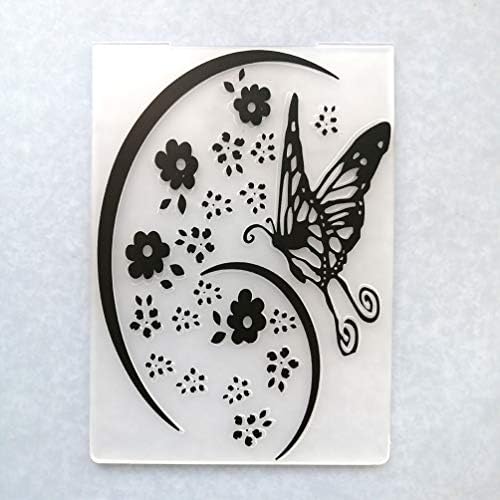 A kis Virágot, Pillangót Dombornyomás Mappákat Kártya Készítés DIY Műanyag Scrapbooking fotóalbum Kártya a Papír Kézműves Sablon