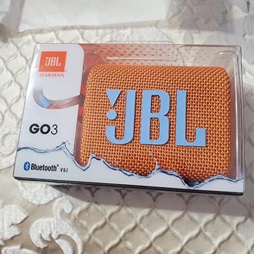 JBL 3: Hordozható Hangszóró, Bluetooth, Beépített Akkumulátor, Vízálló Porálló, illetve Funkció - Narancs