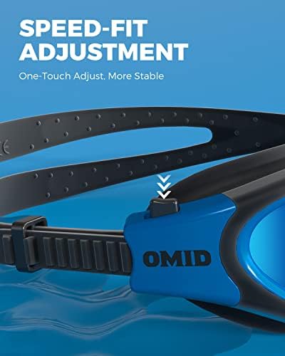 OMID Úszni, Védőszemüveg, P2 Kényelmes Polarizált Anti-Köd Úszik Szemüveget, Felnőtt