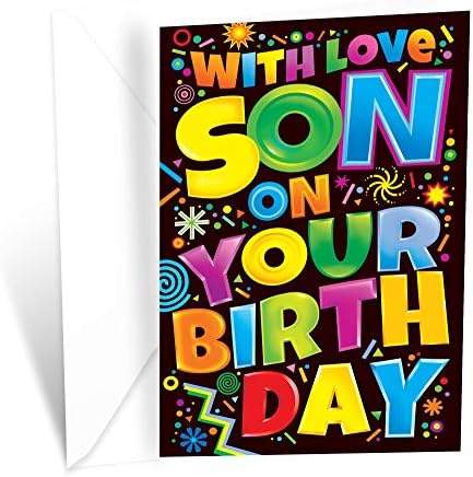 Boldog Születésnapot Kártya Fiam. Szeretettel. Te Valóban egy Nagyon Különleges | Amerikai | Környezetbarát | Vastag Kártya