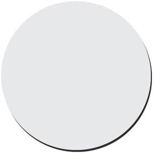 Egérpad Gumi Alap Szövet Felülete Fehér színű, Kerek, 20x20cm ( 8x8) 1 Darab Számítógép, Laptop, Csúszásmentes