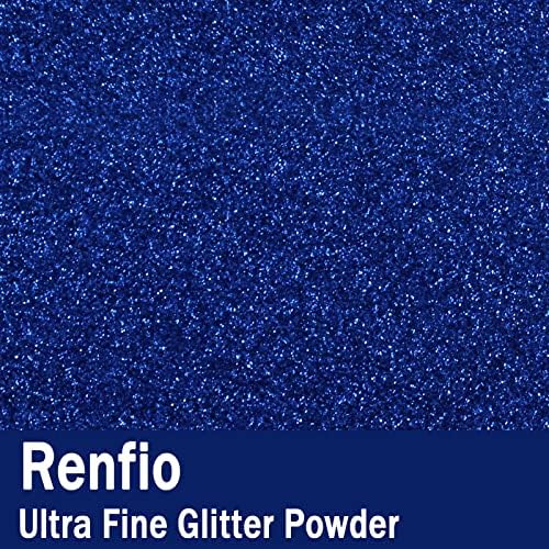 Renfio Ultra Fine Glitter Por, 5.65 Oz 160g Fémes Gyanta Suppies Csillogó PET Pelyhek Kézműves Flitterekkel 1/128 0.008, 0,2 mm Epoxi Chips