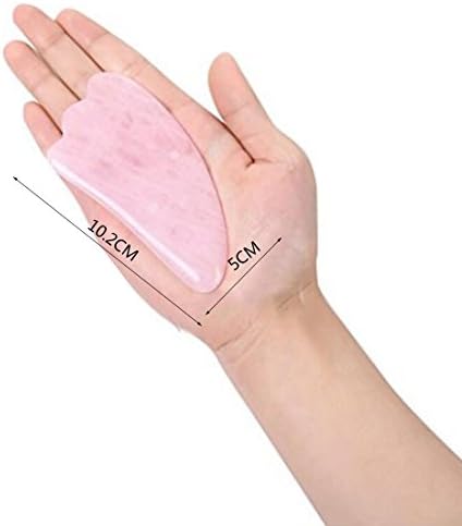 Feng Shui Rózsaszín Rózsa Kvarc Gua Sha-Testület Terápiás Megkönnyebbülés, valamint a Bőr Felújítás -Prémium Mind a Természetes, Kézzel készített