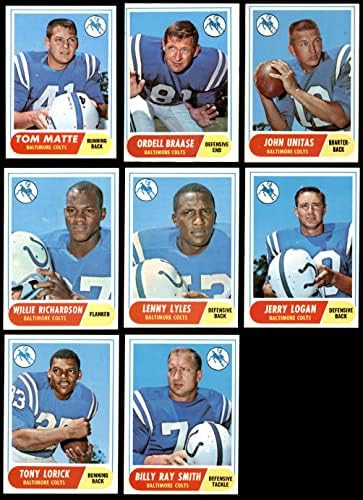 1968 Topps Baltimore Colts Csapat készen áll Baltimore Colts (Set) NM Colts