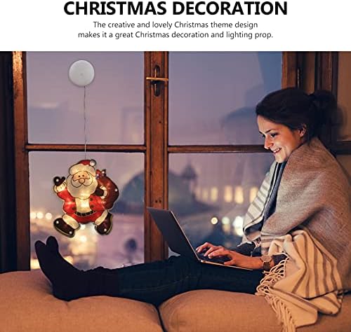 GALPADA Díszek, Mikulás Dekoráció Windows Karácsonyi Dekorok Csillogó Karácsonyi Hóember Decor Haza Bemutató Bolt Este Ünnepi Dekoráció Élő