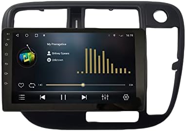 Android 10 Autoradio Autós Navigációs Sztereó Multimédia Lejátszó, GPS, Rádió, 2.5 D érintőképernyő forHONDA Polgári 1998-2000
