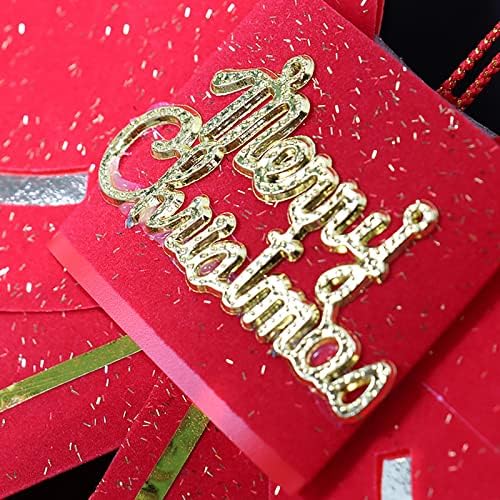 Karácsonyfa Díszítés Vörös Nagy csokornyakkendő 13cm Bell Medál Halottaskocsi Dísz