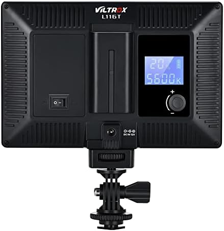 VILTROX L116T LED Világítás készlet videokonferencia 3300-5600k Videó Világítás Számítógép Zoom Találkozó Műsorszórás, valamint Élő Közvetítés