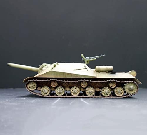 FMOCHANGMDP Tank 3D Puzzle Műanyag modelleket, 1/35 Skála Szovjet Projekt 704 SPH Modell, Felnőtt Játékok, Ajándék, 9.7 x 3.9 Inchs