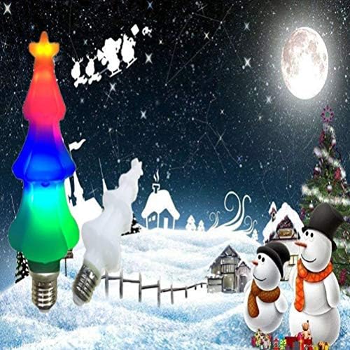PRETYZOOM Karácsonyi LED Fa Alakú Lámpa Dekoratív Éjszakai Fény Kreatív Party Kellékek Otthoni Karácsonyi Dekoráció, Parti kellékek