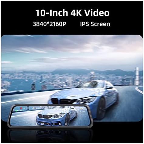 ERBER 4K Autó DVR Videó Rögzítő Beépített HDR 3840X2160P IMX307 Vezetés Hangrögzítő (Szín : T67S 10M GPS Z03, Méret : Nincs)