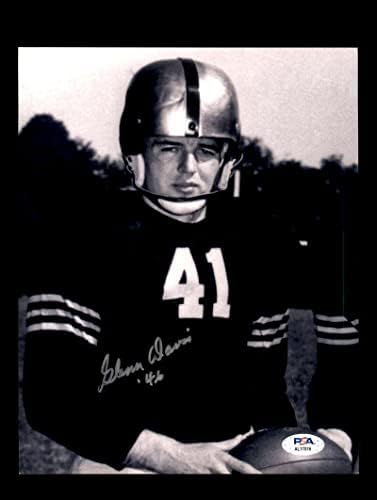 Glenn Davis PSA DNS Aláírt 1946 Heisman 8x10 Fotó Autogram - Dedikált NFL-Fotók