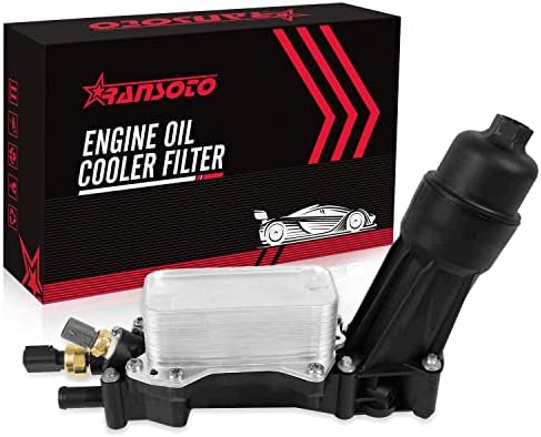 RANSOTO 68105583AF Motor Olaj Hűtő Szűrő Ház Adapter Kompatibilis A 2014-2017 Chrysler 200, 300 | Dodge Challenger, Grand Caravan