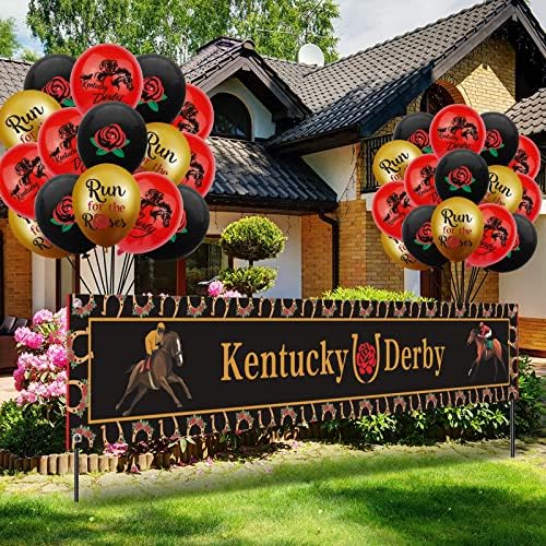Kentucky Banner Lóverseny Parti Dekoráció Versenyt Fut a Rózsa, Zászló Kültéri Udvaron Jel Derby Fél Beltéri Dekoráció