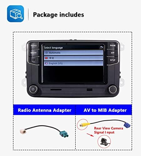 Amzparts RCD360 RCD330 Carplay Android Auto MIB autórádió Kompatibilis Golf 5 6 MK5 MK6 Polo, Passat B6 B7 CC 6RD 035 187B