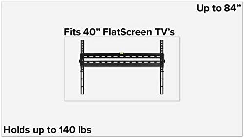 A Flash Bútor FLASH MOUNT Tilt TV Falra szerelését Beépített Szint - Max VESA Méret 600 x 400 mm - Illeszkedik a legtöbb TV 40 - 84 (Tömeg