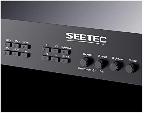 SEETEC ATEM173S-CO 17.3 inch Hordozható Carry-on Multi-Kamera Igazgató Monitor 3G-SDI HDMI Full HD 1920x1080 Hordozható Alumínium ház